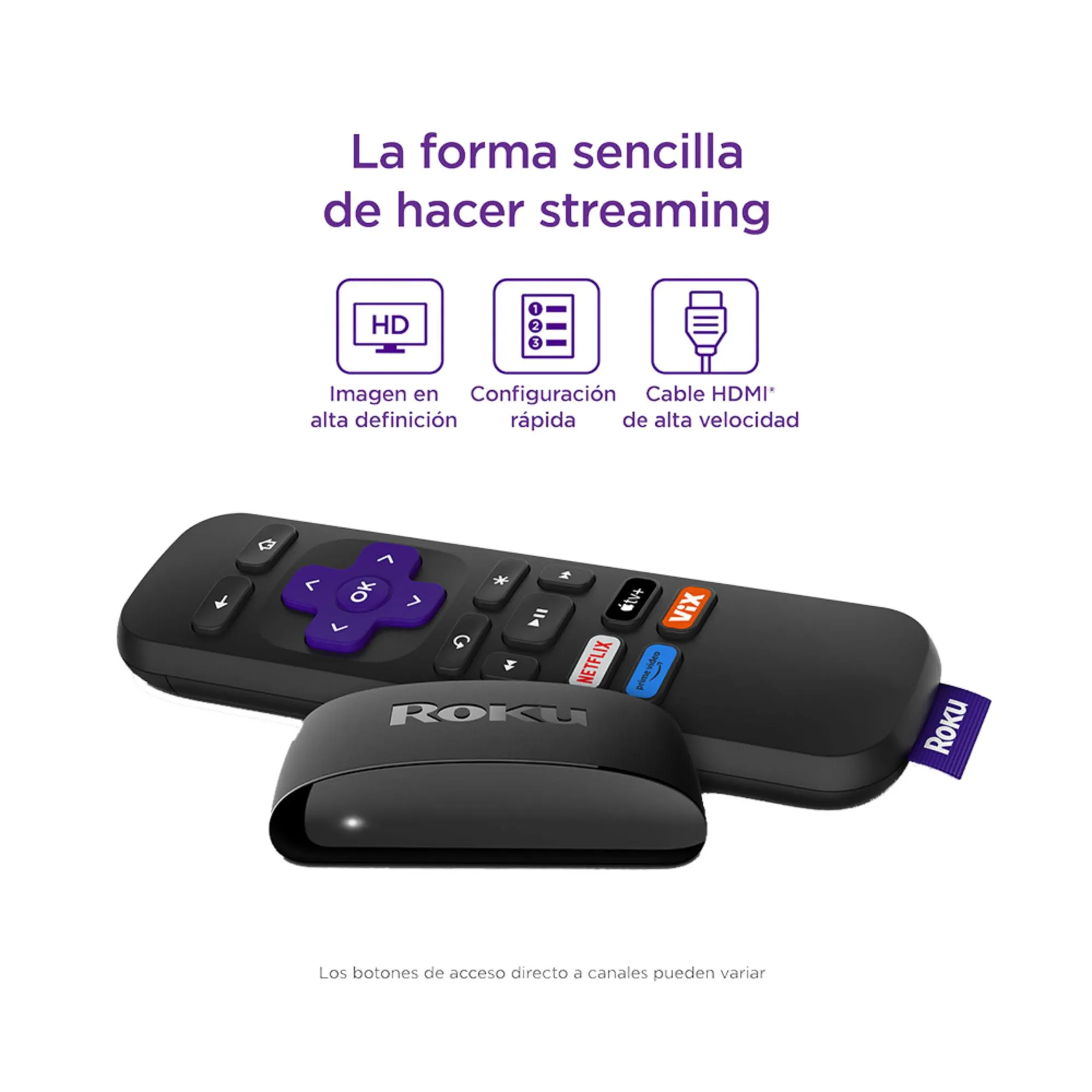 Dispositivo de Streaming Roku Express HD - Imagen 2